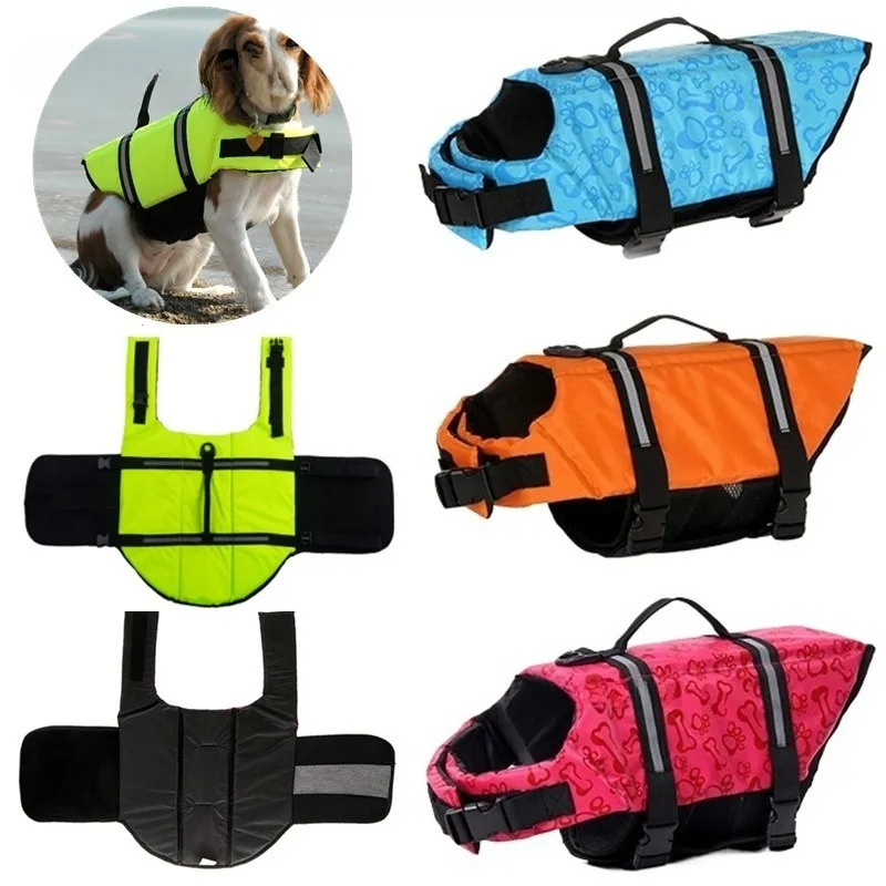 Life Jacket Buoyancy - Summer Dog Life Jacket Reflective Adjustable