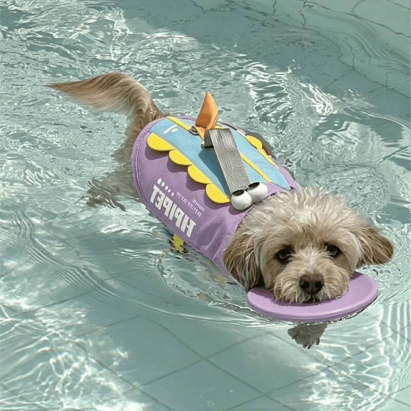 Life Jacket Buoyancy - Dog Life Jacket Cute Shark Shape
