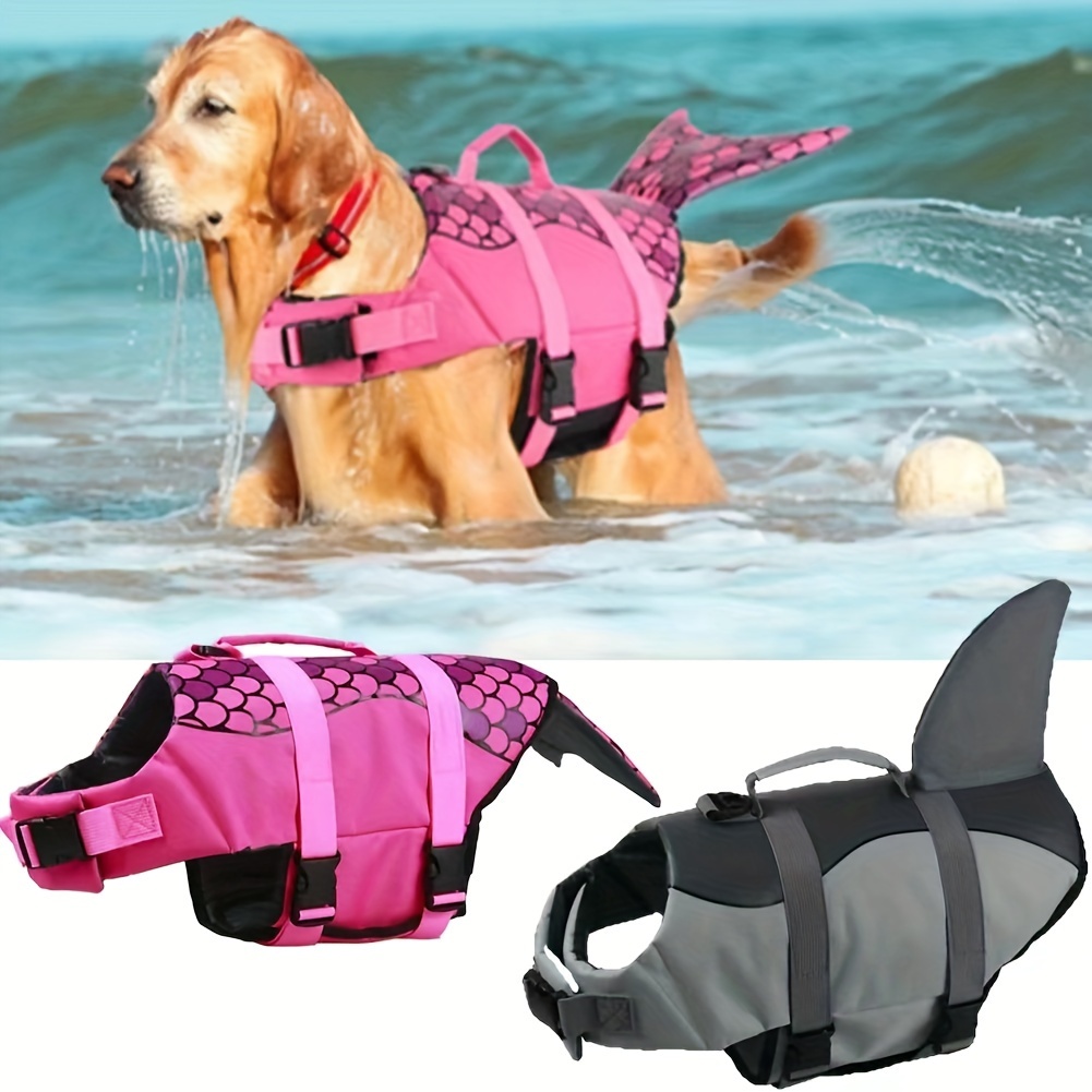 Shark/Mermaid Dog Life Jacket  - đánh giá và giá Life Jacket Buoyancy