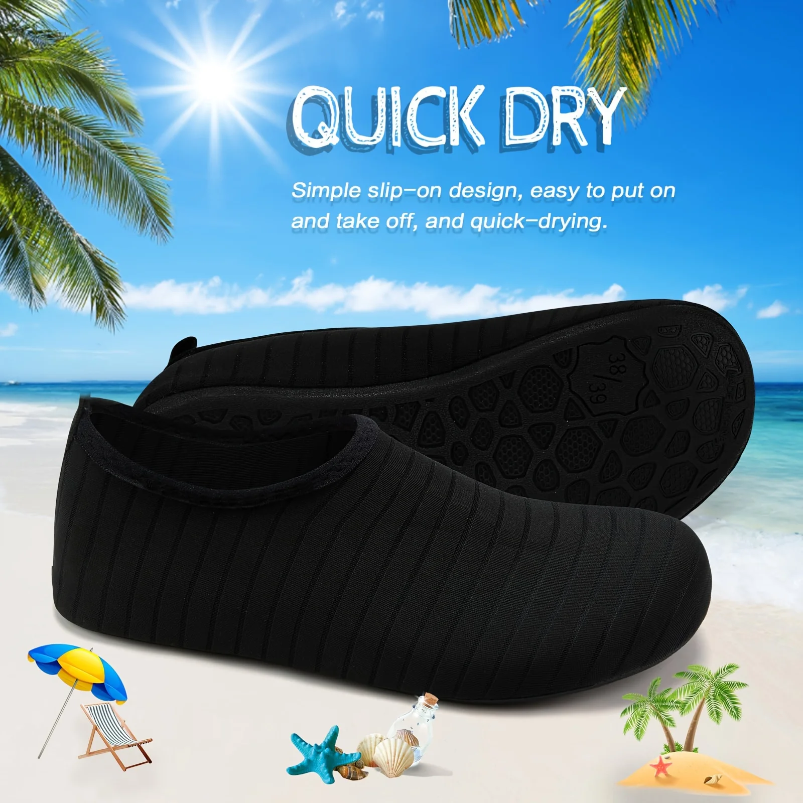 1Pair Water Shoes Women Men Ba - đánh giá và giá Aquatic Sports Shoes