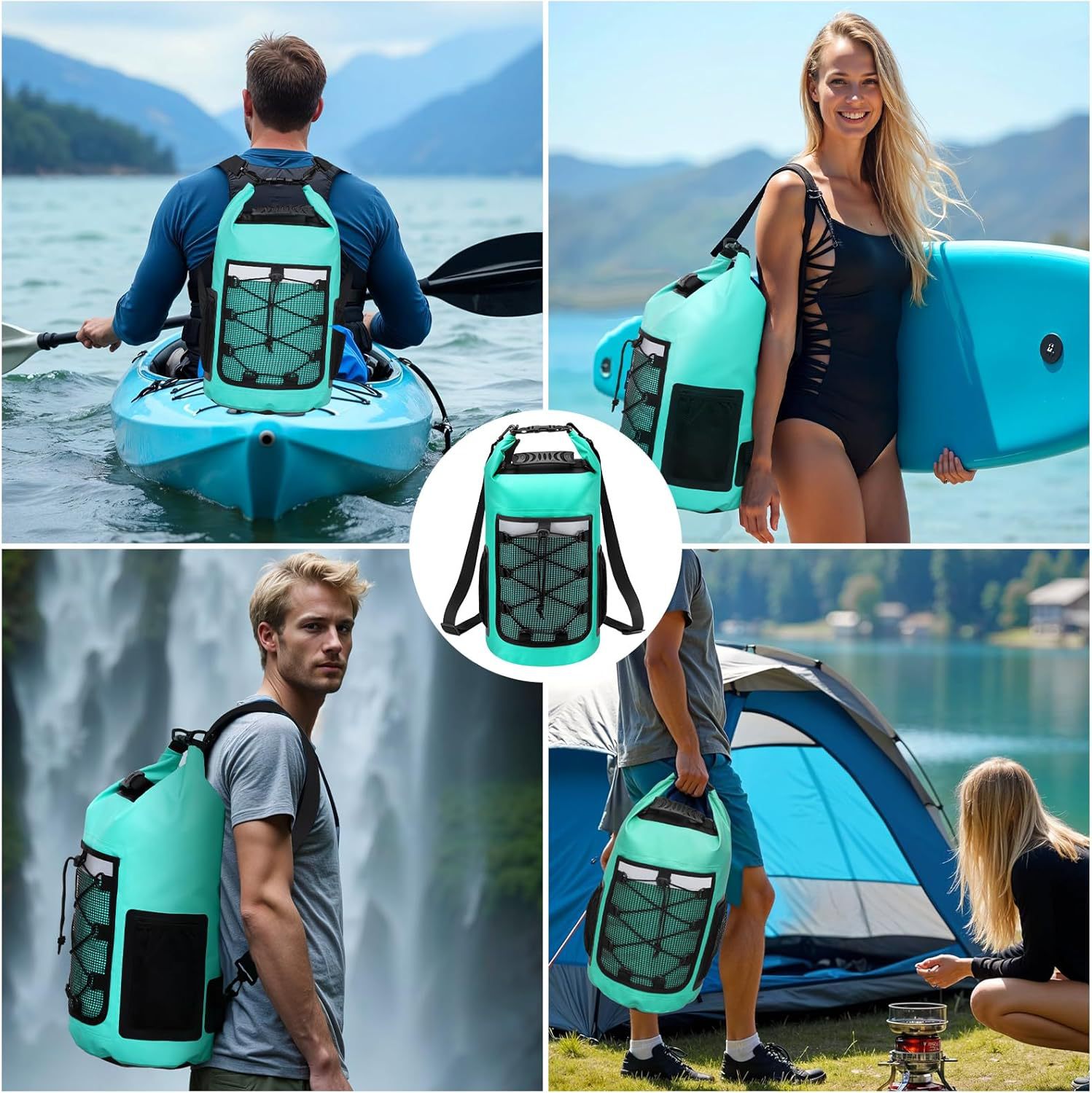 25L Waterproof Backpack Swimmi - đánh giá và giá Dry Bag Roll Top