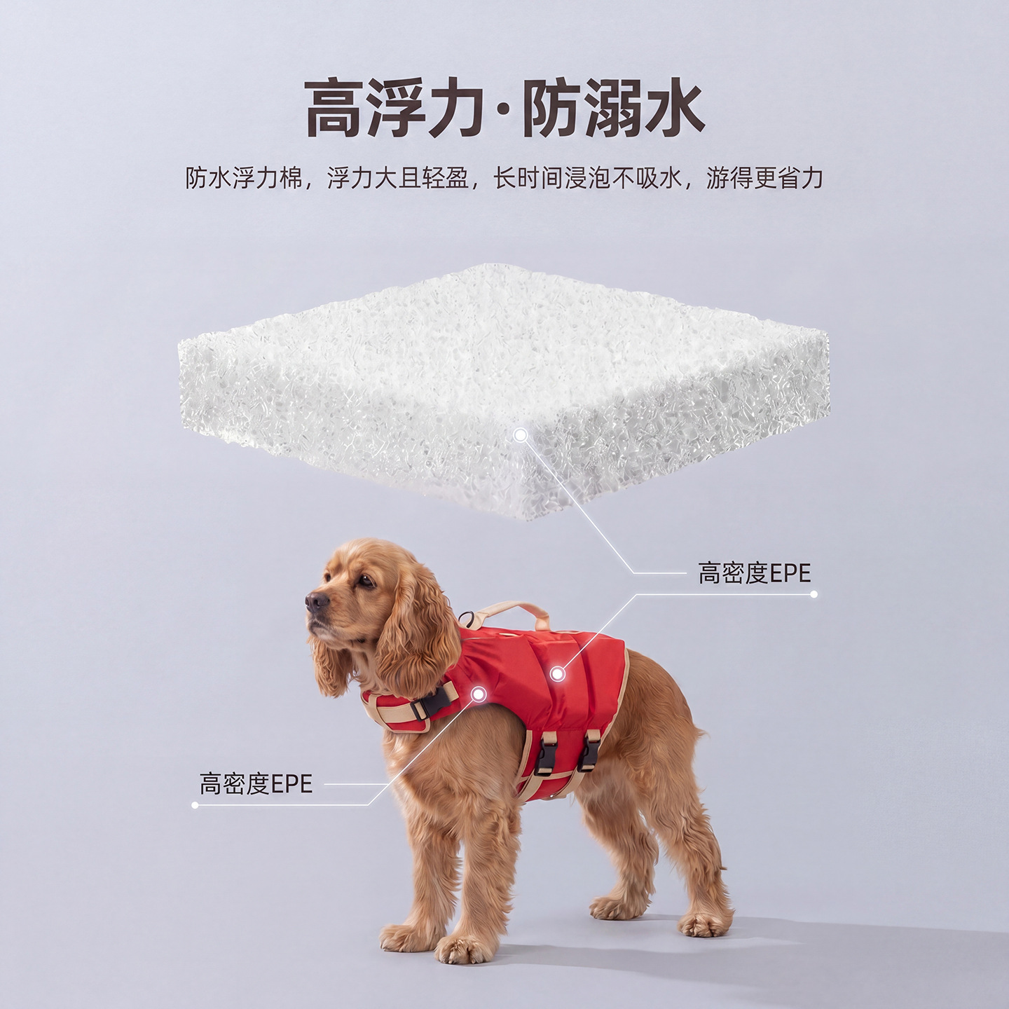 Dog life jacket, cartoon super - đánh giá và giá Life Jacket Buoyancy
